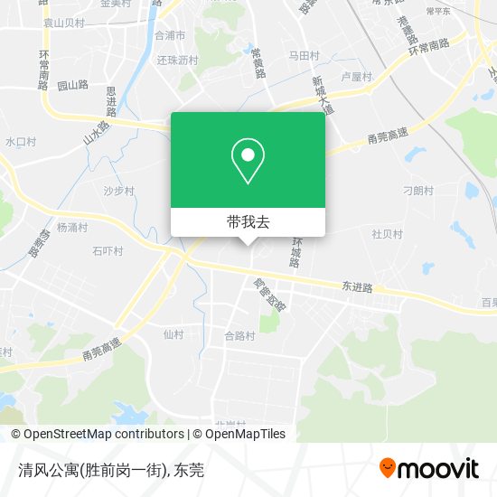 清风公寓(胜前岗一街)地图