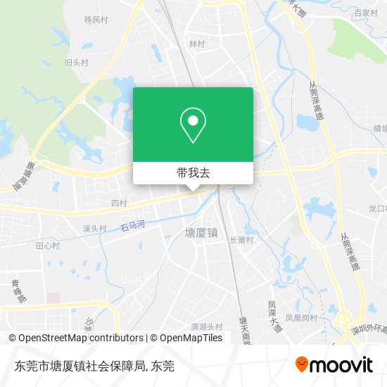 东莞市塘厦镇社会保障局地图