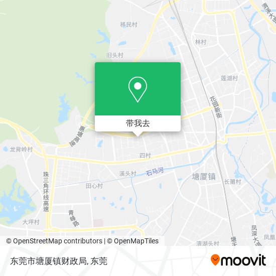 东莞市塘厦镇财政局地图