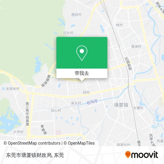 东莞市塘厦镇财政局地图