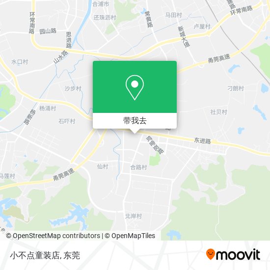 小不点童装店地图