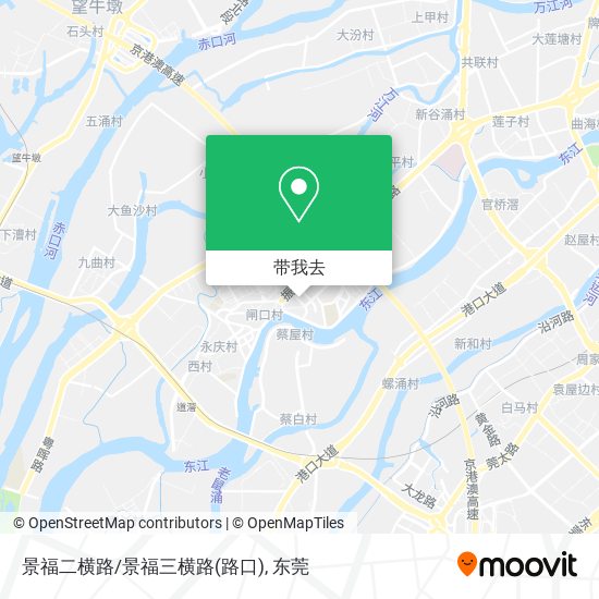 景福二横路/景福三横路(路口)地图