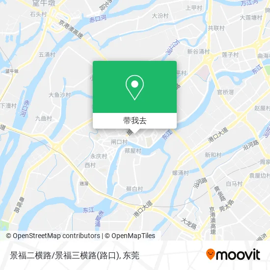 景福二横路/景福三横路(路口)地图