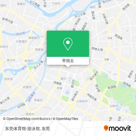 东莞体育馆-游泳馆地图