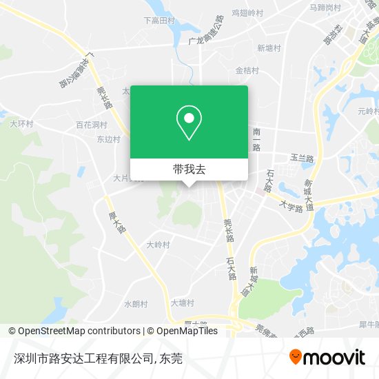 深圳市路安达工程有限公司地图