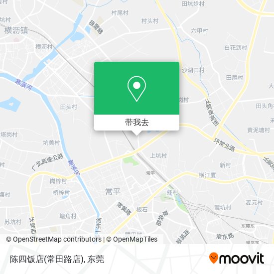 陈四饭店(常田路店)地图