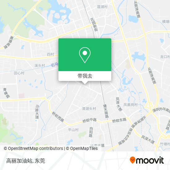 高丽加油站地图