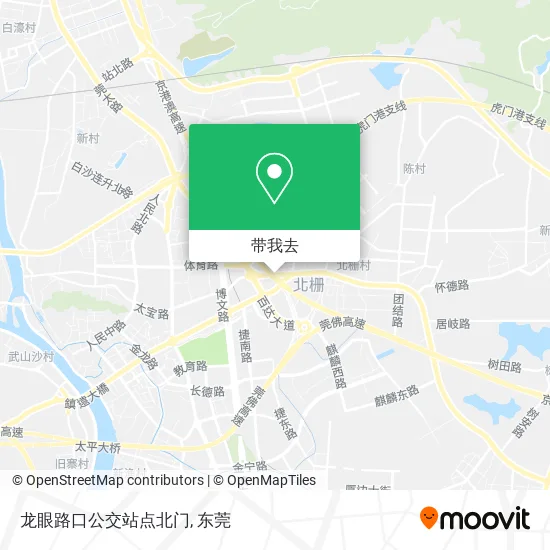 龙眼路口公交站点北门地图