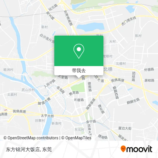 东方锦河大饭店地图