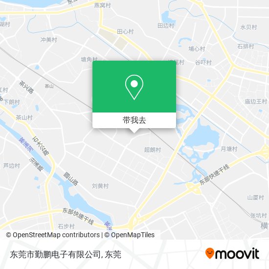 东莞市勤鹏电子有限公司地图