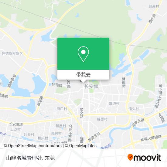 山畔名城管理处地图