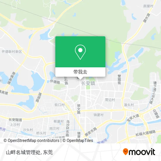 山畔名城管理处地图