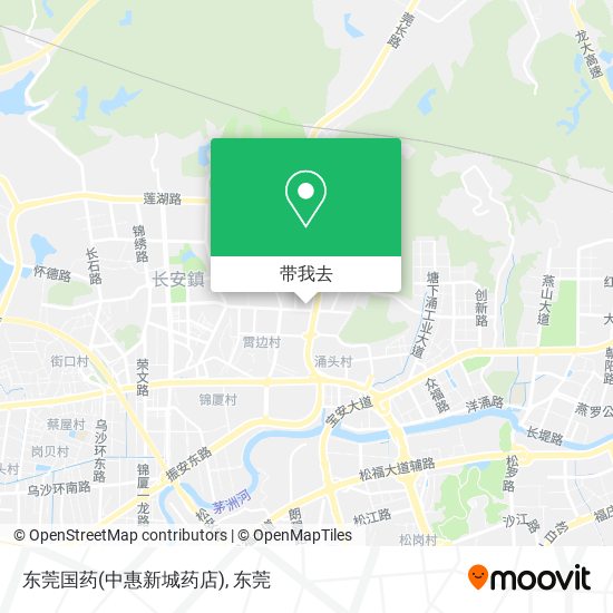 东莞国药(中惠新城药店)地图