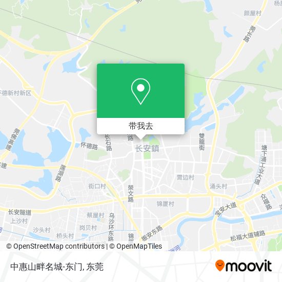 中惠山畔名城-东门地图