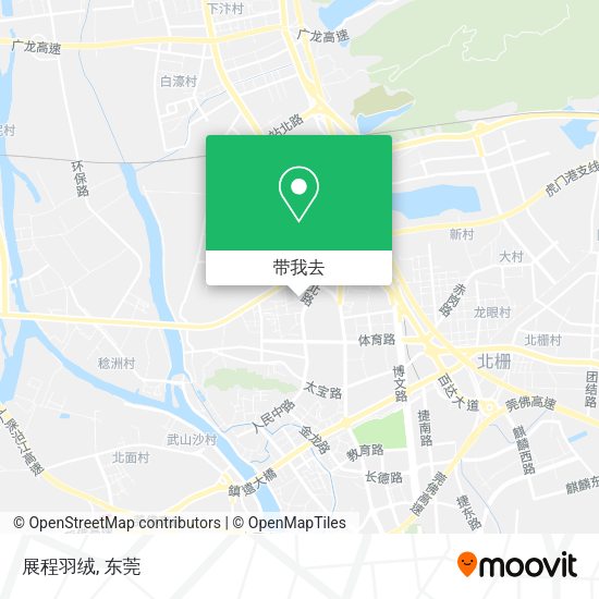 展程羽绒地图