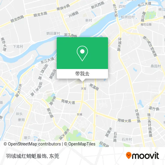 羽绒城红蜻蜓服饰地图