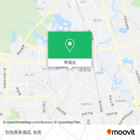 百悦商务酒店地图