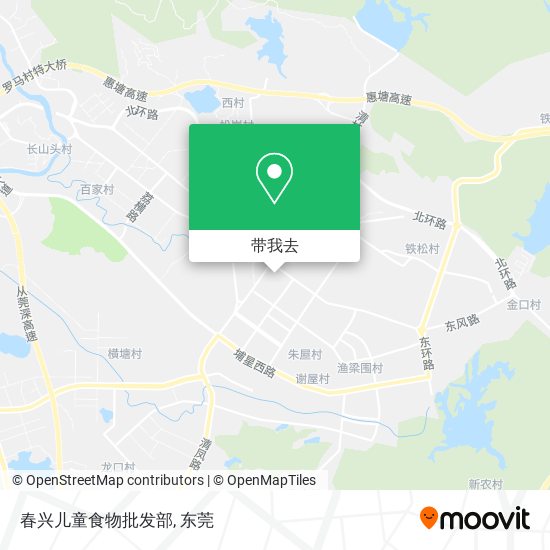 春兴儿童食物批发部地图