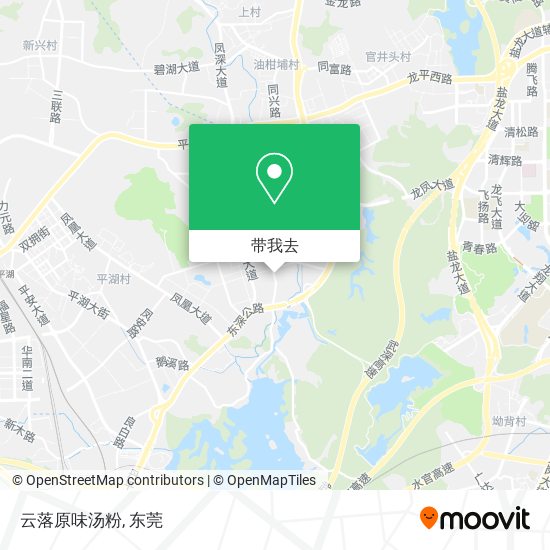 云落原味汤粉地图