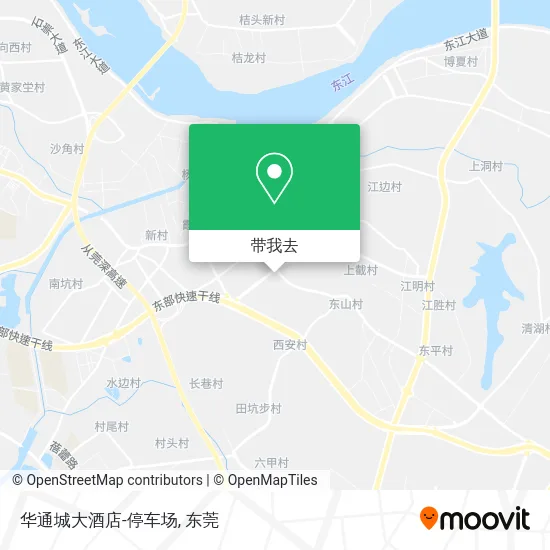 华通城大酒店-停车场地图