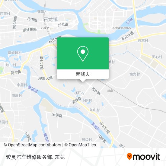 骏灵汽车维修服务部地图