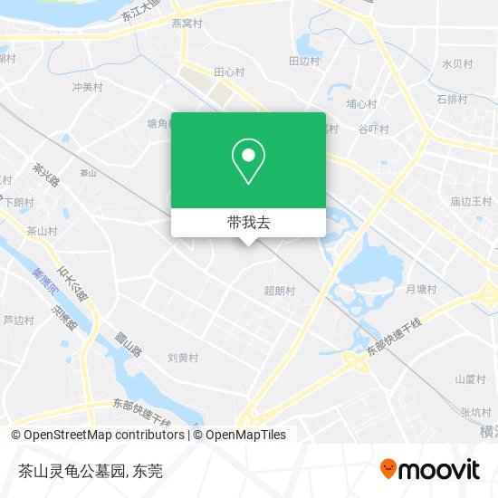 茶山灵龟公墓园地图