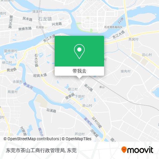 东莞市茶山工商行政管理局地图