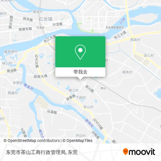 东莞市茶山工商行政管理局地图