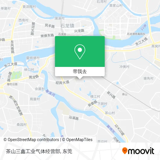 茶山三鑫工业气体经营部地图