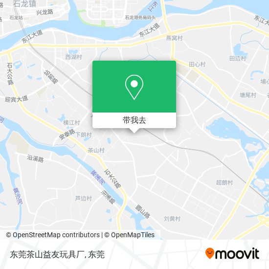 东莞茶山益友玩具厂地图