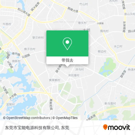 东莞市宝能电源科技有限公司地图