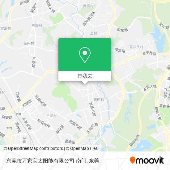 东莞市万家宝太阳能有限公司-南门地图