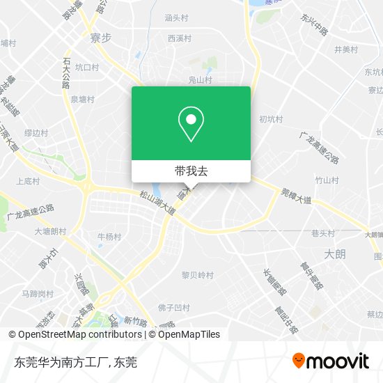 东莞华为南方工厂地图