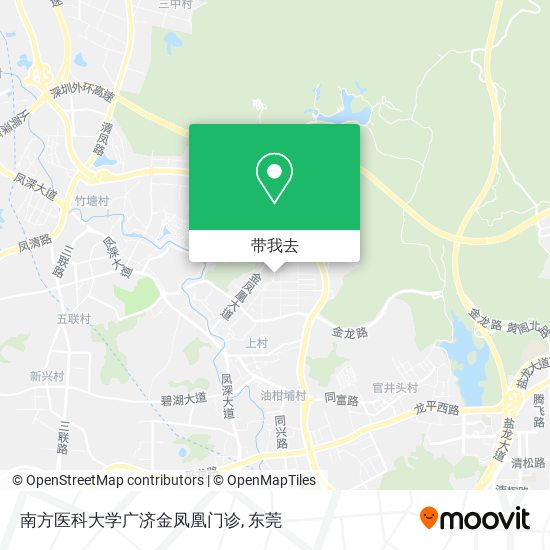 南方医科大学广济金凤凰门诊地图