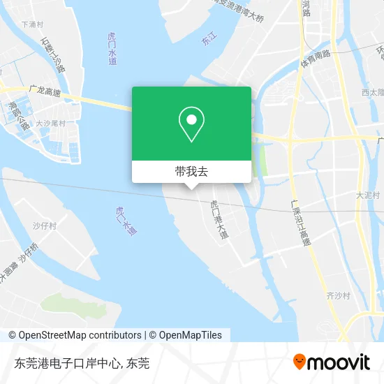东莞港电子口岸中心地图