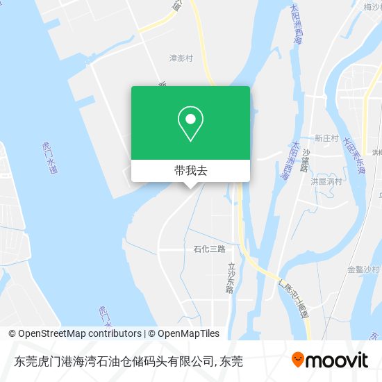 东莞虎门港海湾石油仓储码头有限公司地图
