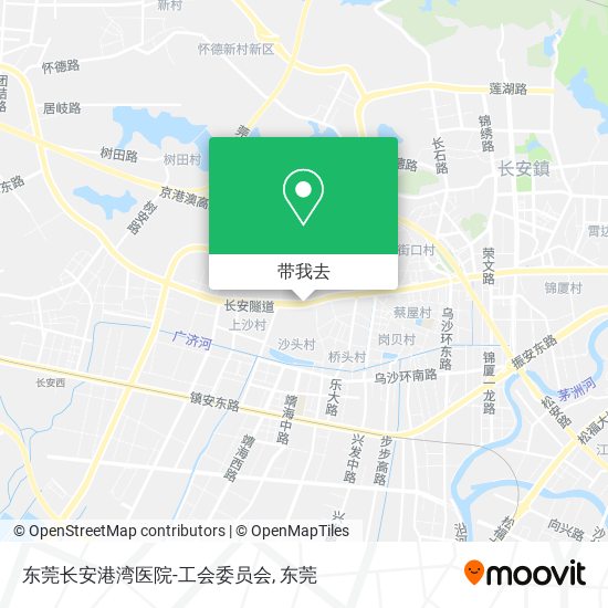 东莞长安港湾医院-工会委员会地图