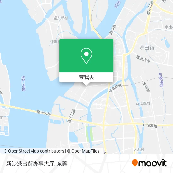 新沙派出所办事大厅地图