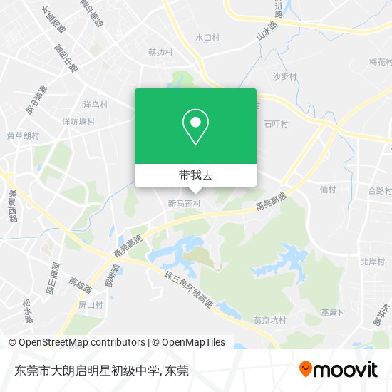 东莞市大朗启明星初级中学地图