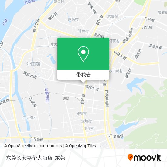 东莞长安嘉华大酒店地图