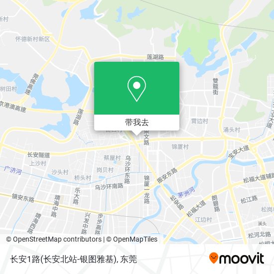 长安1路(长安北站-银图雅基)地图