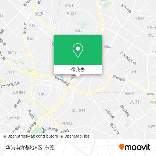 华为南方基地B区地图