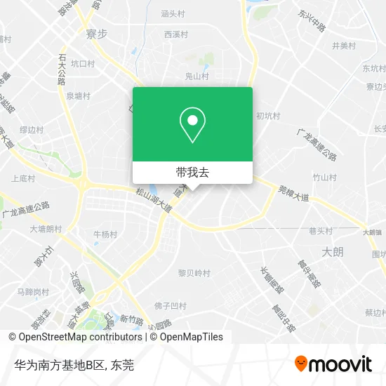 华为南方基地B区地图