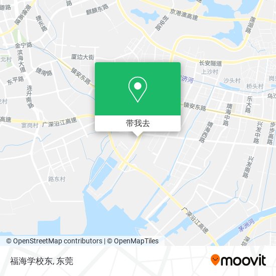 福海学校东地图