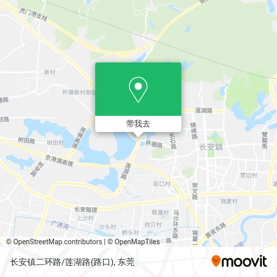 长安镇二环路/莲湖路(路口)地图