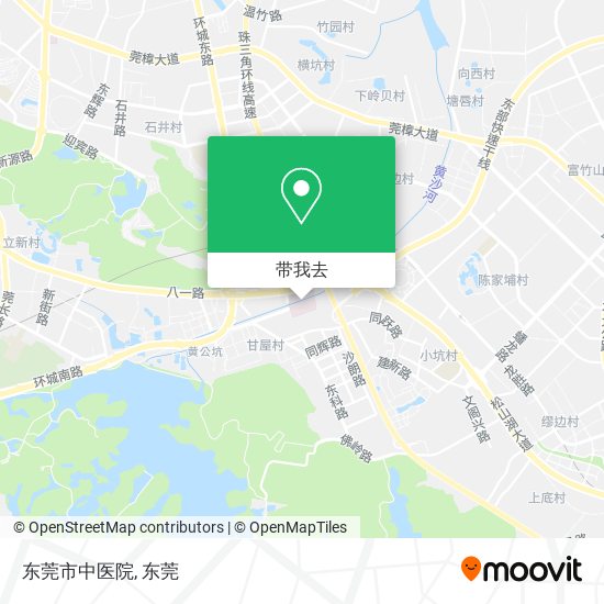 东莞市中医院地图