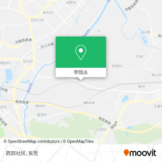 西部社区地图