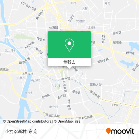 小捷滘新村地图