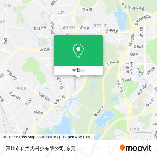 深圳市科力为科技有限公司地图