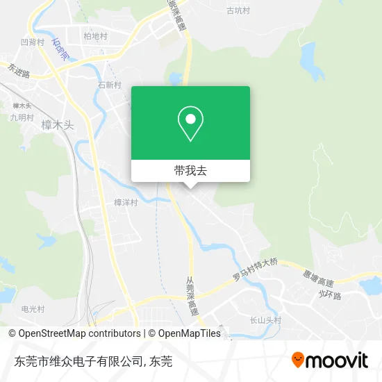 东莞市维众电子有限公司地图